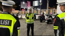 Patroli Malam Minggu Ditlantas Polda Sultra, Jaga Ketertiban Lalu Lintas Di Kawasan Eks MTQ