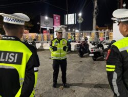 Patroli Malam Minggu Ditlantas Polda Sultra, Jaga Ketertiban Lalu Lintas Di Kawasan Eks MTQ