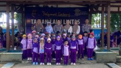 Polantas Polda Sultra Edukasi Anak Usia Dini Lewat Program Polsanak di Taman Lalu Lintas