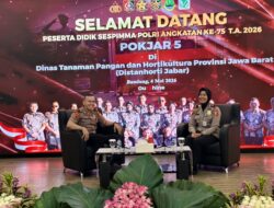 Sespimma Polri Angkatan 75 Gelar KKP Di Dinas Tanaman Pangan Jabar, Bahas Ketahanan Pangan Jagung