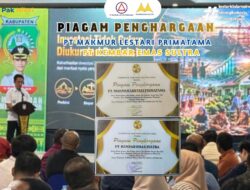 Dedikasi Dan Kontribusi PPM Berkelanjutan Di Wilayah Lingkar Tambang, PT MLP Dan PT KES Terima Piagam Penghargaan Bupati Konawe Utara