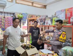 Polsek Wiwirano Gencarkan Operasi Pekat Anoa 2026, Berbagai Jenis Miras Diamankan