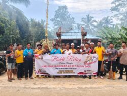Sambut HUT Bhayangkara ke-80, Polsek Wiwirano Gelar Bhakti Religi Di Rumah Ibadah Dan Balai Adat Di Landawe