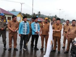 Wabup Konut Abuhaera Resmi Lepas Kafilah MTQ Konawe Utara Targetkan Untuk Juara