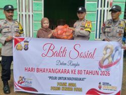 Berbagi Kebahagiaan Di Moment Hari Bhayangkara ke-80, Kapolsek Asera Salurkan Bantuan Sosial Kepada Lansia Dan Warga Kurang Mampu