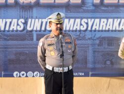 Dirlantas Polda Sultra Berikan Penghargaan Kepada Personel Berprestasi, Tekankan Pelayanan Humanis Dan Kesiapsiagaan Personel