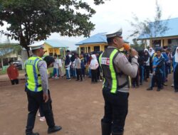 Program Police Goes To School, Satlantas Polres Konawe Utara Hadir Berikan Edukasi Humanis Bangun Budaya Tertib Berlalu Lintas