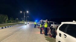 Patroli Malam Minggu Ditlantas Polda Sultra Jaga Kelancaran Lalu Lintas dan Ciptakan Rasa Aman di Kendari