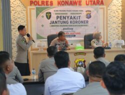 Sidokkes Polres Konawe Utara Gelar Edukasi Penyakit Jantung Koroner, Tingkatkan Kesadaran Personel Akan Pentingnya Hidup Sehat