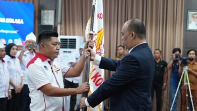 Wakil Bupati Husmaluddin Pimpin KONI Kolaka, Andi Ady Aksar Titip Misi Besar