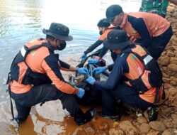 Penemuan Mayat Di Duga Di Terkam Buaya Di Kali Lalindu Desa Sambandete Kec.Oheo Kab.Konawe Utara Identitas Belum Diketahui.