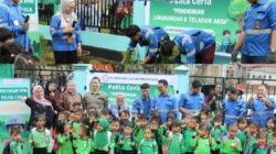 PT MLP Inisiasi Program Pendidikan Pelita Ceria Di Paut Harapan Bunda Molore Dan TKN Pantai Indah Ngapainia