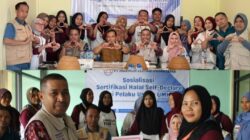 PT MLP Bersama Halal Center UM. Kendari Gelar Sosialisasi Sertifikasi Halal Ke 15 Para Pelaku UMKM Langgikima