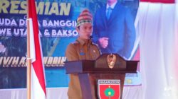 Pemerintah Kabupaten Konawe Utara H.Ikbar Bersama Kodam XlV / Hasanuddin Dan PT.ANTAM Tbk Resmikan Jembatan Garuda Di Desa Banggina.