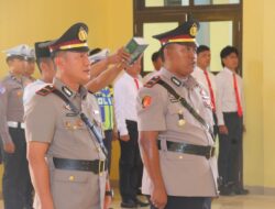 Pimpin Sertijab Kapolsek Wiwirano, Kapolres Konawe Utara Ingatkan Lima Pilar Utama Commander Wish Kapolda Sultra 