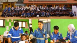 Dengan Mendukung Peningkatan Kualitas Pendidikan PT MLP Gelar Ranking 1 Tingkat SMP Se Kecamatan Langgikima