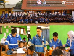 Dengan Mendukung Peningkatan Kualitas Pendidikan PT MLP Gelar Ranking 1 Tingkat SMP Se Kecamatan Langgikima