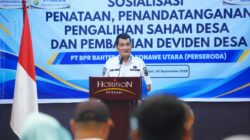 WAKIL BUPATI H.ABUHAERA BUKA SOSIALISASI PENGALIHAN SAHAM DESA, TEGASKAN PENTINGNYA TATA KELOLA TRANSPARASI