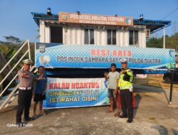 Pos PJR Induk Sampara Jadi Tempat Singgah Yang Nyaman, Sopir Mobil Apresiasi Pelayanan Ditlantas Polda Sultra