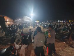 Polsek Wiwirano Gelar Patroli Dan Sambang, Pastikan Kegiatan Pesta Pernikahan Berlangsung Aman Dan Kondusif