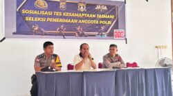 Polres Konawe Utara Gelar Sosialisasi Cara Penilaian Tes Kesamaptaan Jasmani Penerimaan Anggota Polri Tahun 2027
