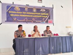 Polres Konawe Utara Gelar Sosialisasi Cara Penilaian Tes Kesamaptaan Jasmani Penerimaan Anggota Polri Tahun 2027